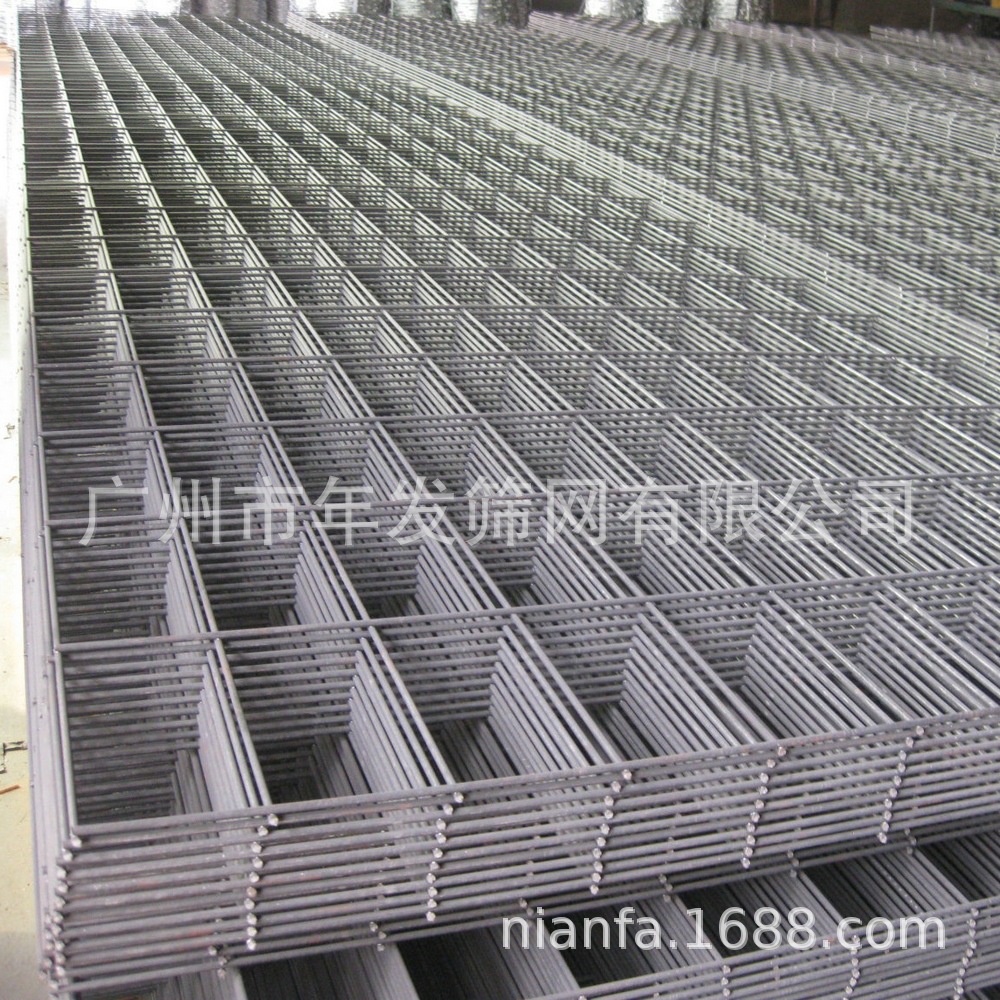 建筑工地黑网片现货 焊接钢筋网 工业用网 地暖地热网