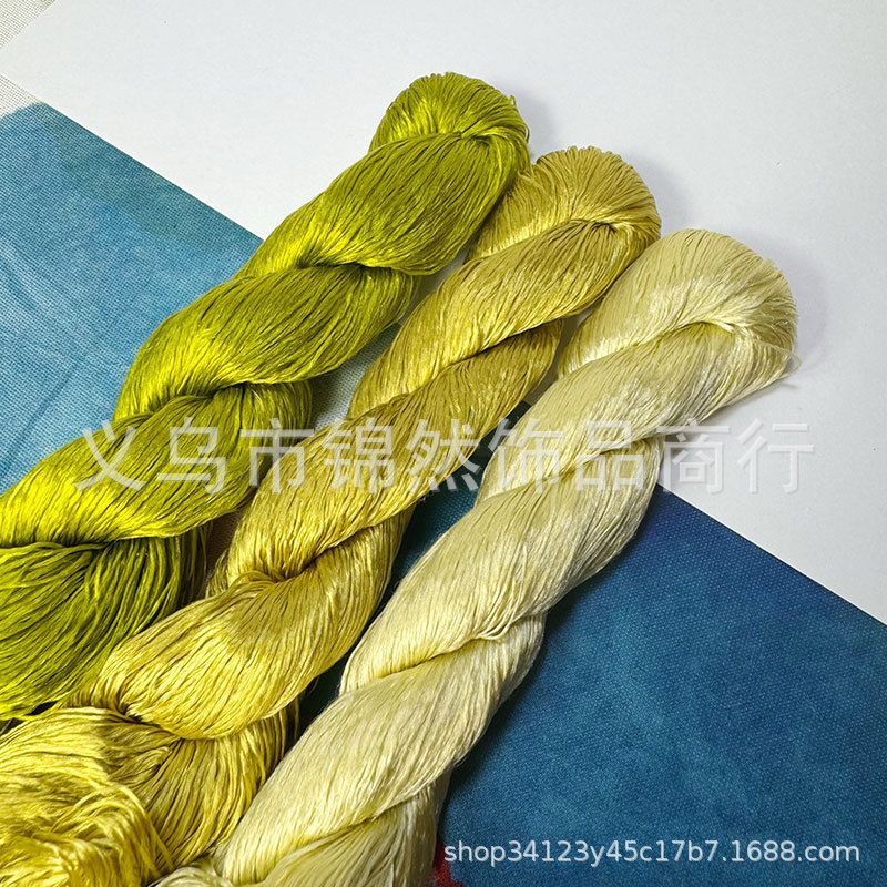 無形文化遺産ベルベットフラワー DIY 無撚糸ベルベットフラワー巻きシルク糸 100m 小セットカラーコンビネーション|undefined