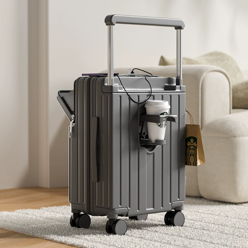 Suitcase Universal 20 inch, front-open multi-function travel box