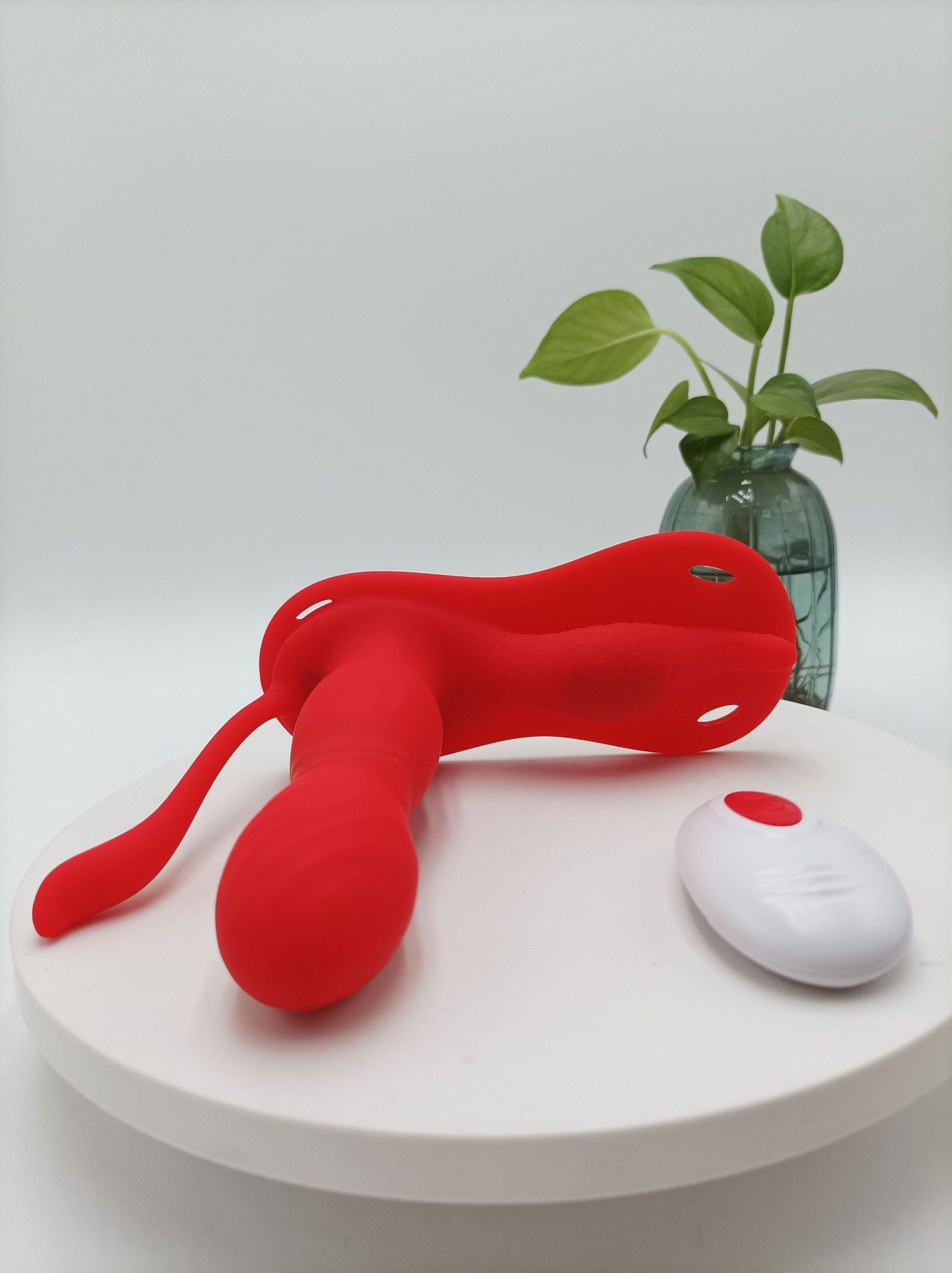 蜜蝶坐垫红色(遥控款) (4).jpg