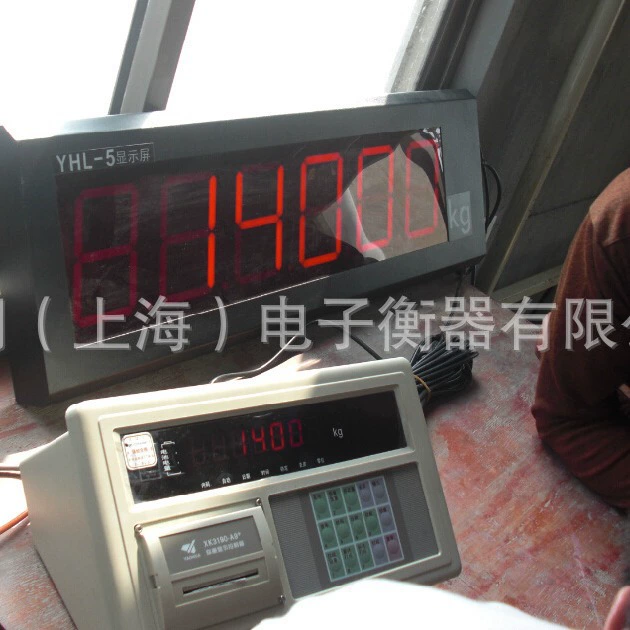 Шанхай * дисплей для взвешивания бренда Yaohua, дисплей YHL-5, оригинальные заводские весы с заземлением, компьютерная печать