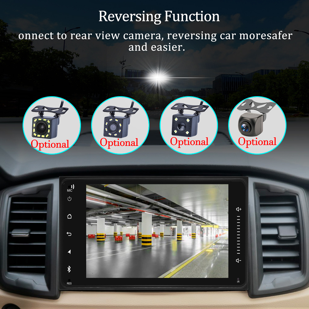 Navegación del DVD del coche 7-pulgadas conveniente para la navegación del aparato de reproducción de Android Bluetooth de la exhibición del control central del coche de Toyota Corolla