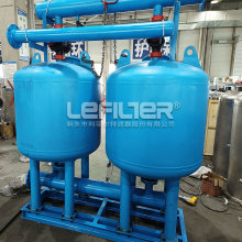 利菲尔特 石英砂过滤罐浅层砂过滤器活性炭吸附箱滤装置多罐并联