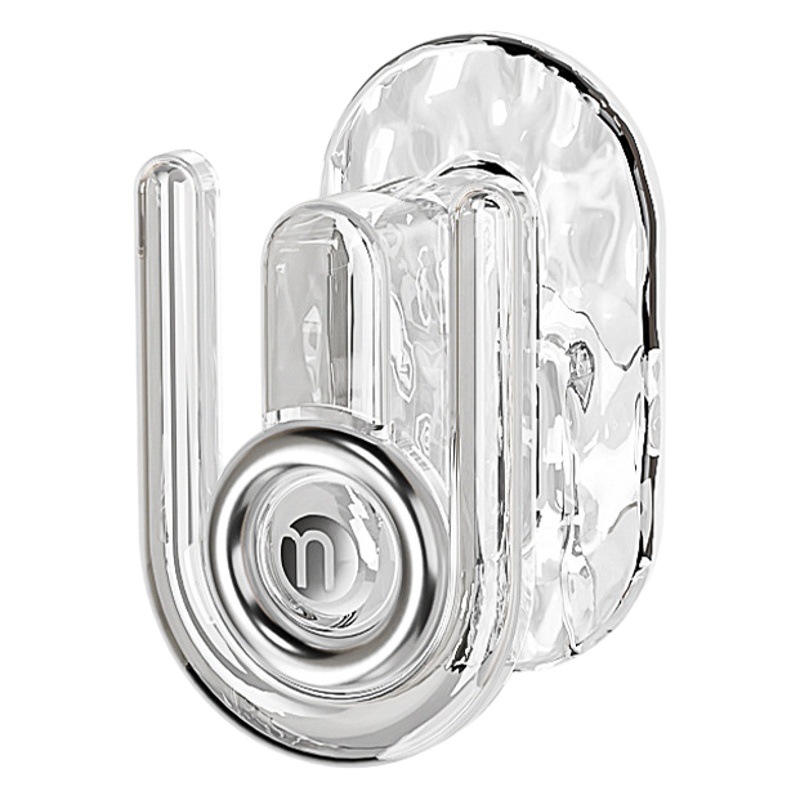 Estante de zapatillas de patrón glaciar Estante de zapatos de pared de baño sin perforaciones Estante de zapatos retráctil montado en la pared