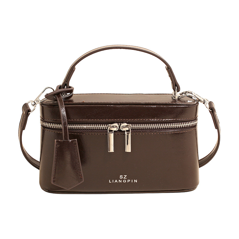 Bolsa de mano caliente para mujeres 2026 nuevo nicho zhong lujo ligero bolso de caja casual simple bolso de mochila image 12