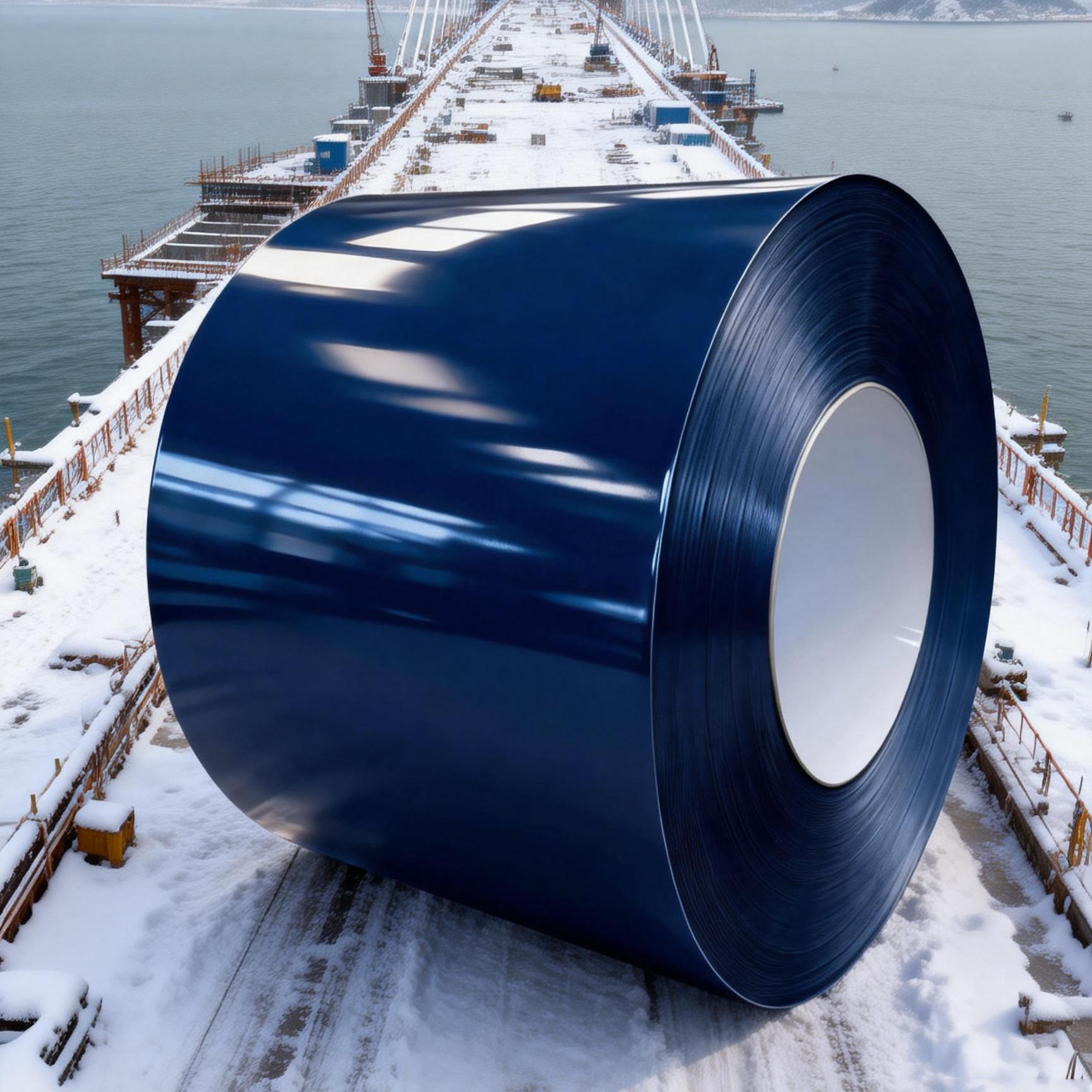 供应TDC51D+Z PE聚酯HDP高耐候SMP硅改PVDF氟碳彩涂宝钢蓝色