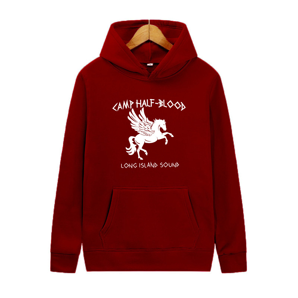 Vintage Camp Half Blood Hoodie Percy Jackson Hooded
