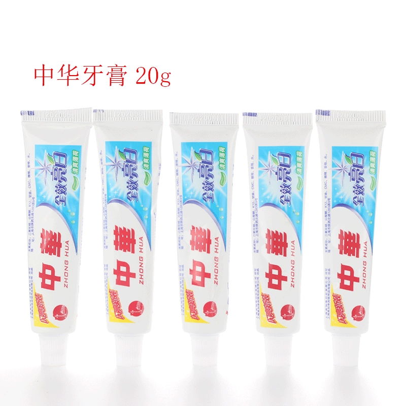 Прямая продажа с завода/Китай 20 г кристаллической зубной пасты/отель/отель/отель/проживание/одноразовая туристическая зубная паста
