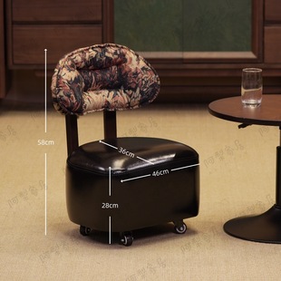 [Soft Bag Sneak Stool] Movable Sofa Stool Fashion Living Room Home Creative Simple Light Luxury