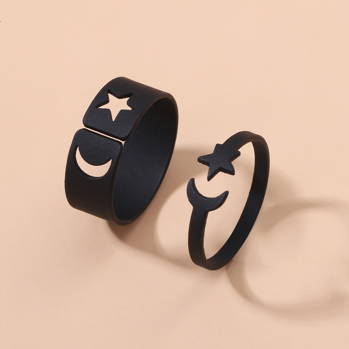 Fashion Star Butterfly Airplane Metal Stoving Varnish Open Ring