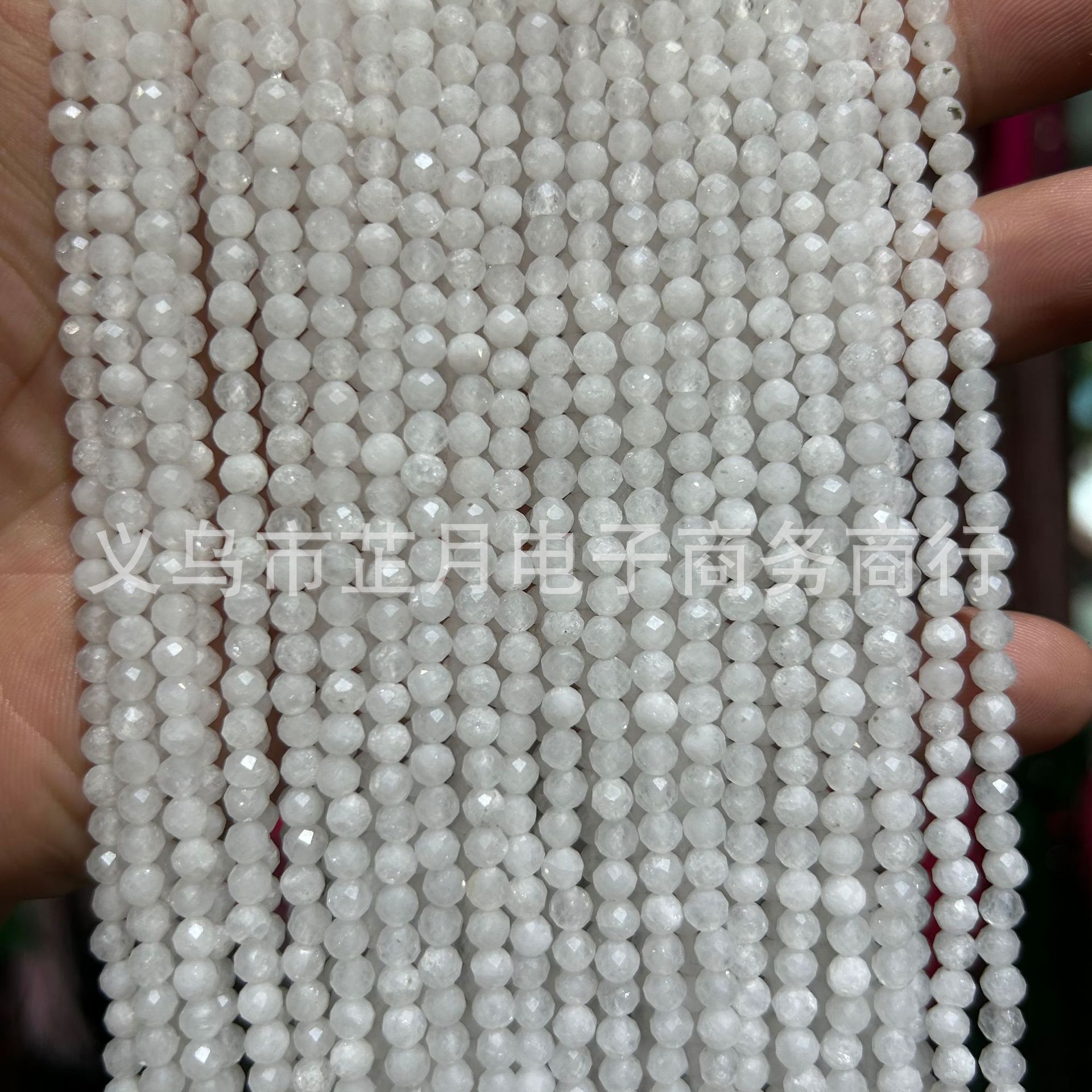 Pequeñas cuentas 2mm3mm4mm facetas todo tipo de ágata Cristal de piedra natural granos sueltos DIY joyería pulsera collar