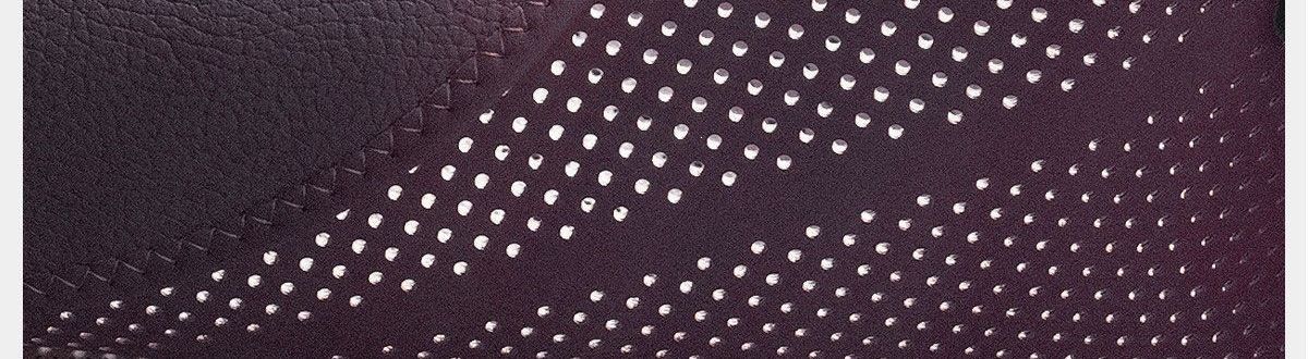 High-grade Nappa leather new single-piece women's seat cushion, purple seat pad, rear car seat cushion, suitable for all seasons