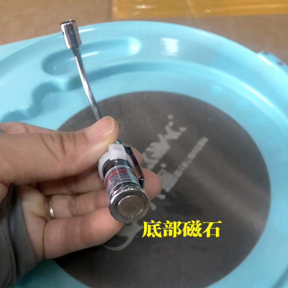 Night fishing bait tray lamp LED metal hose bait lamp with magnet red fishing supplies rub bait raal lamp