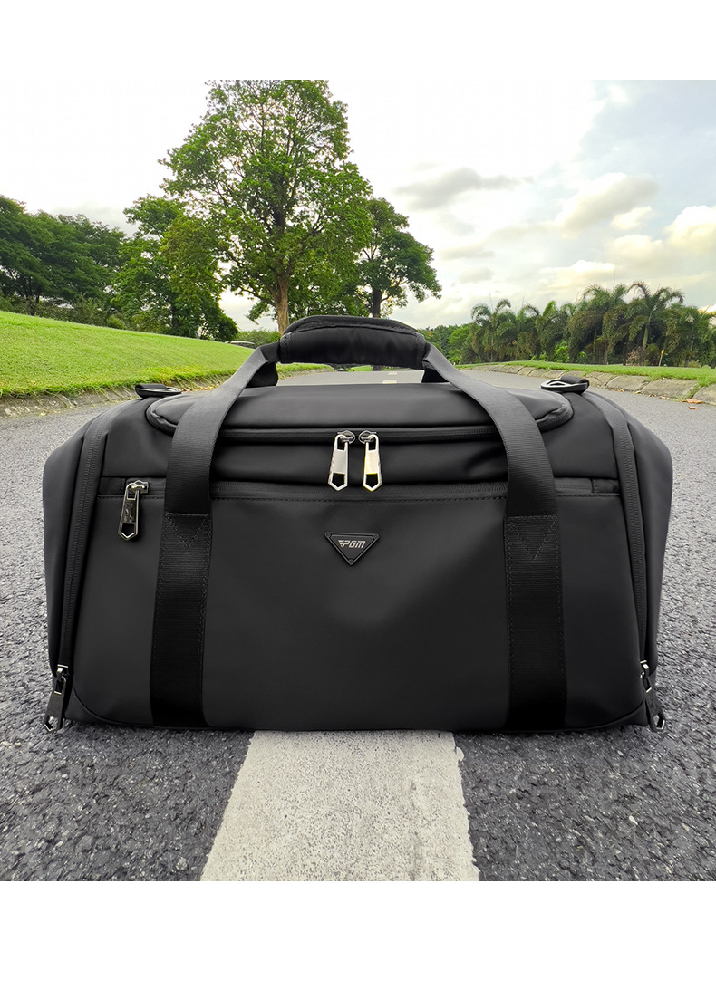 Túi tote du lịch chống nước nhẹ PGM – đựng đồ golf, quần áo, giày (50x25x25 cm) — YWB046-Đen, YWB046-màu xanh quân đội chi tiết 12