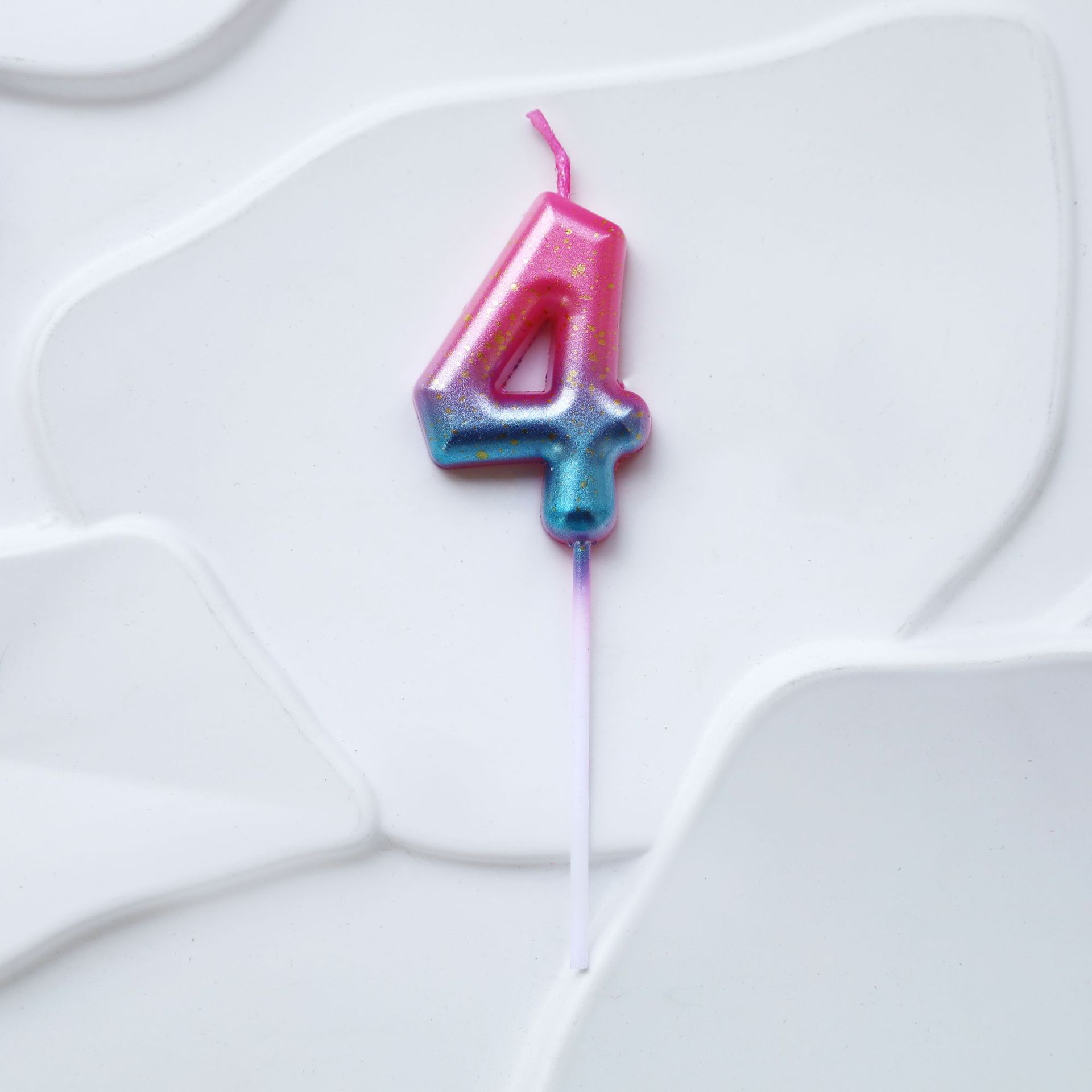 Una variedad de velas digitales transfronterizas, pastel de cumpleaños, oro, color dorado, color caramelo, corona de mariposa, vela digital