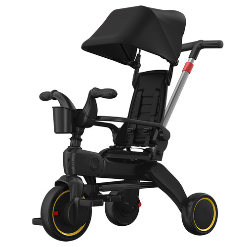Tricycle children's bike 3-6 years old multi-functional foldable baby stroller lightweight for boys and girls toddlers
