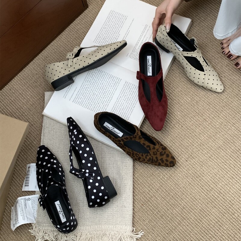 韩版设计感2025秋季女粗跟单鞋法式复古配裙子气质玛丽珍鞋女新款|undefined