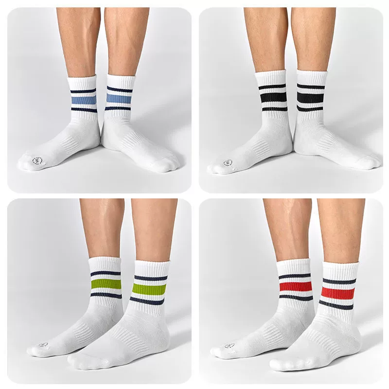 Tide, summer thin trend classic knee socks, thin cotton, mid-length