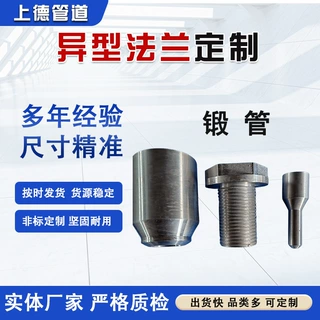 加工定做碳钢锻管异型法兰盲板大口径法兰盘不锈钢带径方法兰厂家