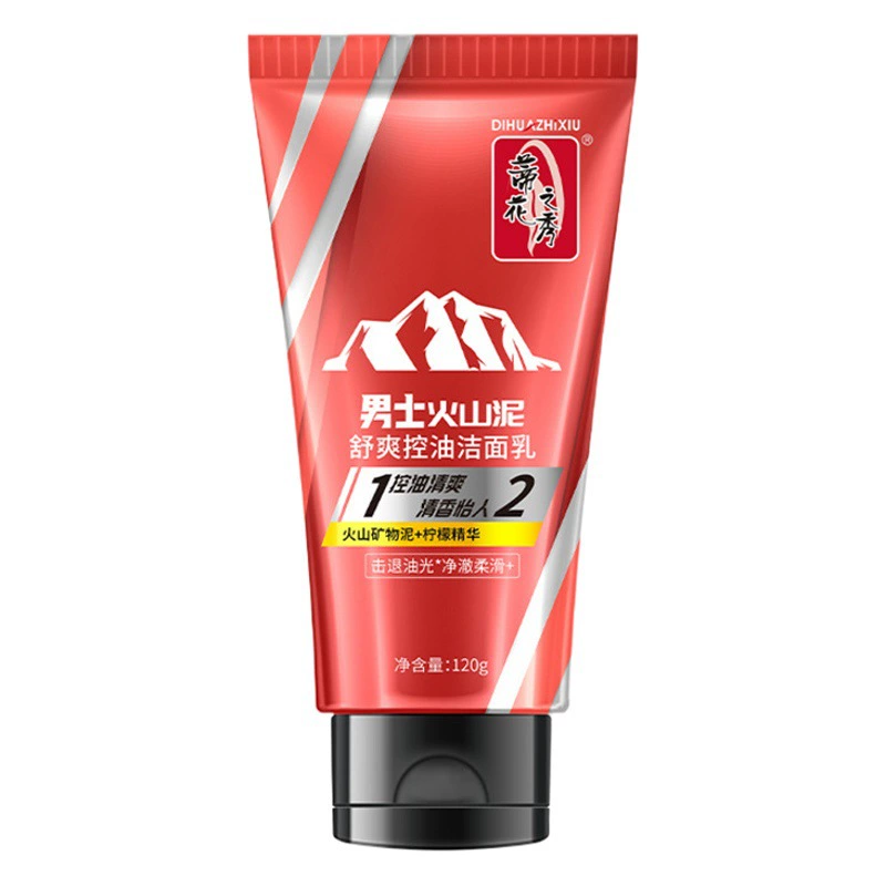 Tee show Facial Cleanser 120 г Men's Cleanser de Oil увлажняющий очищающий крем Отшелушивающий контроль Lahans