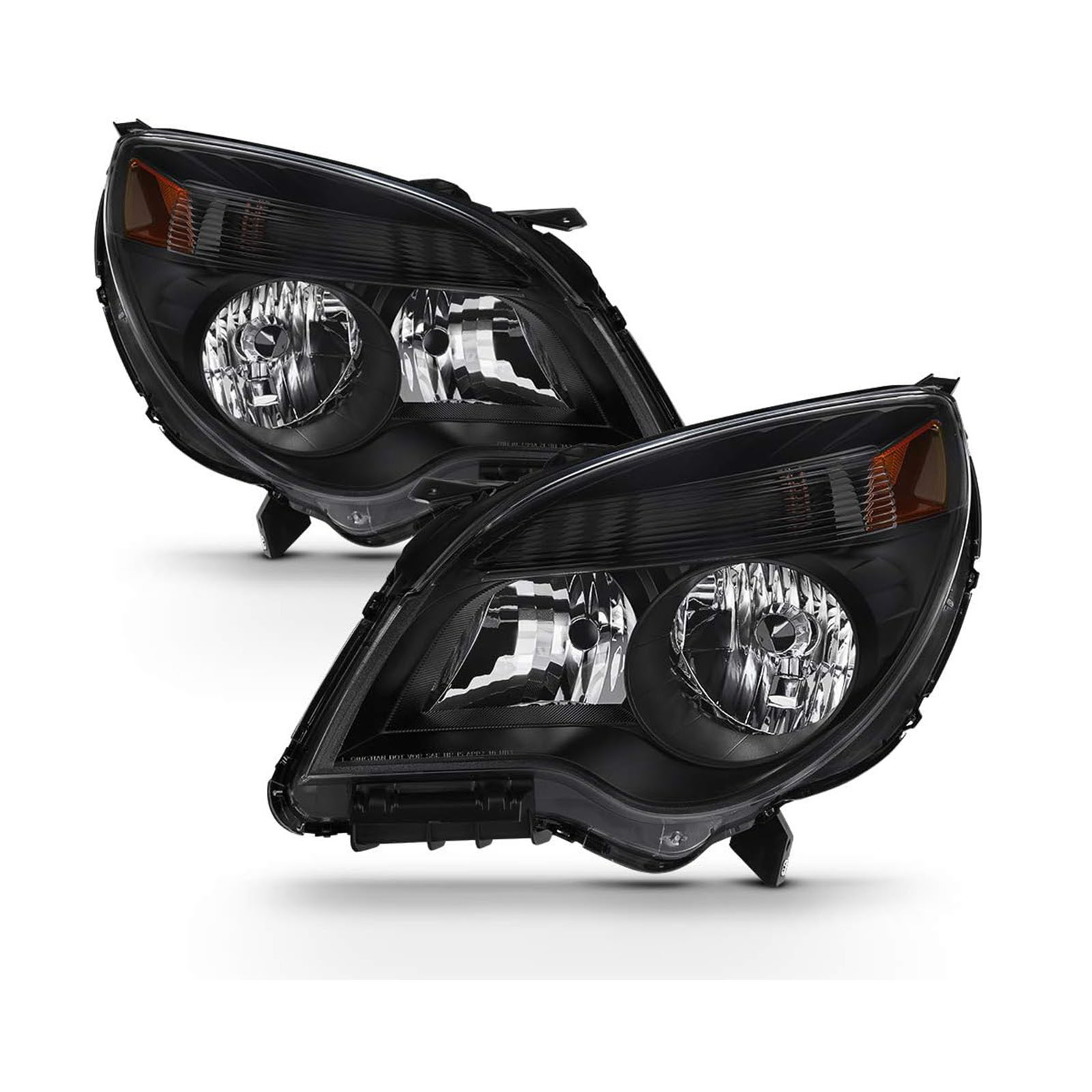 Aplicable a Chevrolet 10 - 15 Equinox American Headlight Explorer Black Half Assembly Low Halogen