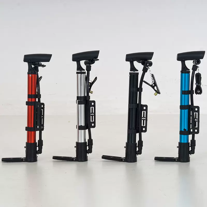 铝合金手动迷你便携式打气筒自行车山地车球类多用途打气筒气管子