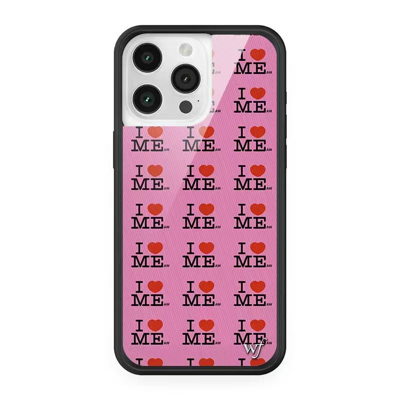 WF我爱自己I Love ME联名欧美时尚iPhone16ProMax苹果15手机壳14