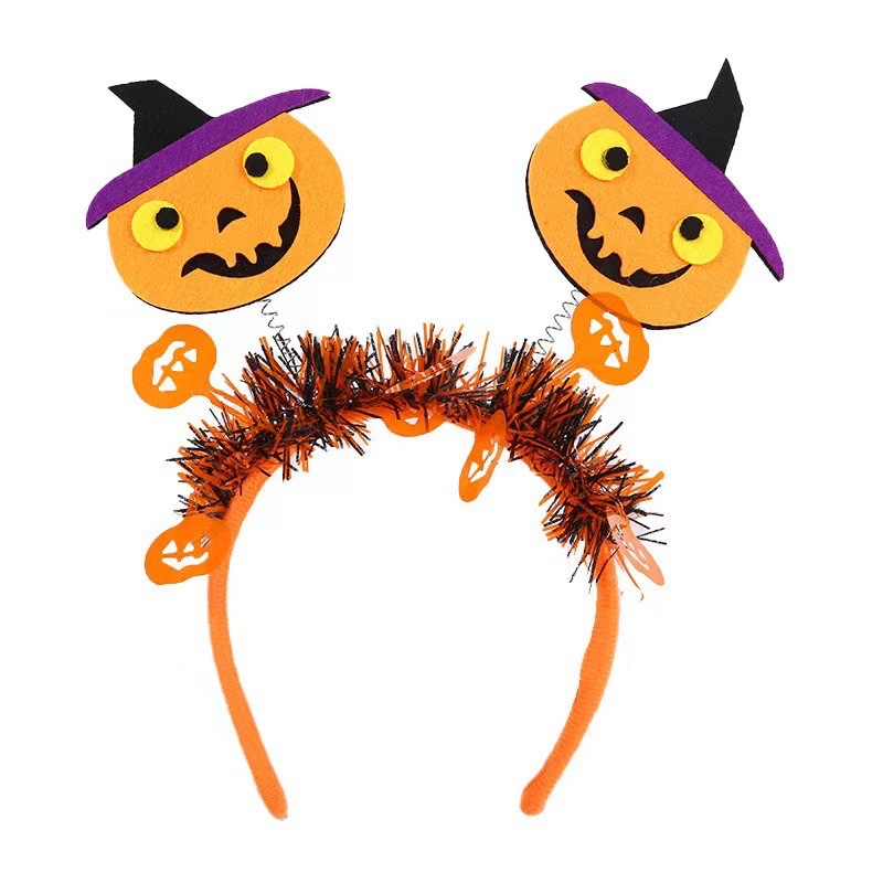 Halloween transfronterizo anillo de cabello personalidad extraña calabaza de alto nivel accesorios accesorios de vestir joyas especiales de cabello