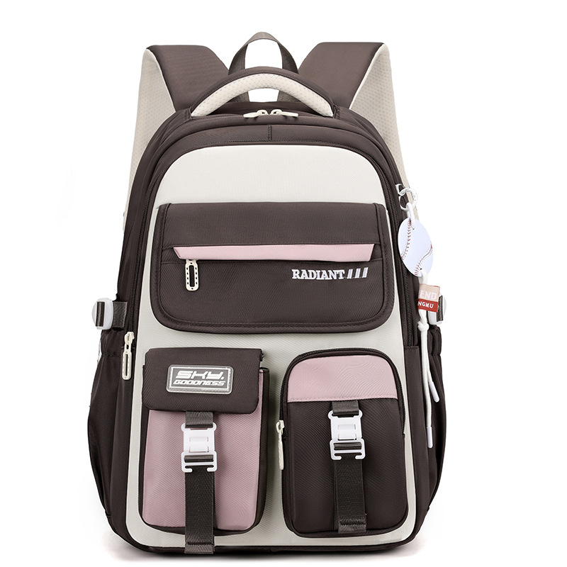 Mochila escolar de estudiantes de secundaria transfronteriza, mochila de estudiantes universitarios anti-derramamiento de alta capacidad para mujeres.