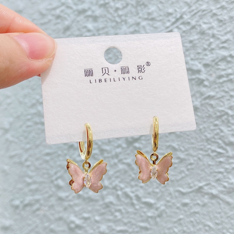 Liyin/Libeliying カラフルなオイルドリップシリーズ ニッチデザイン 高級感 おしゃれな雰囲気 イヤリング イヤリング|undefined