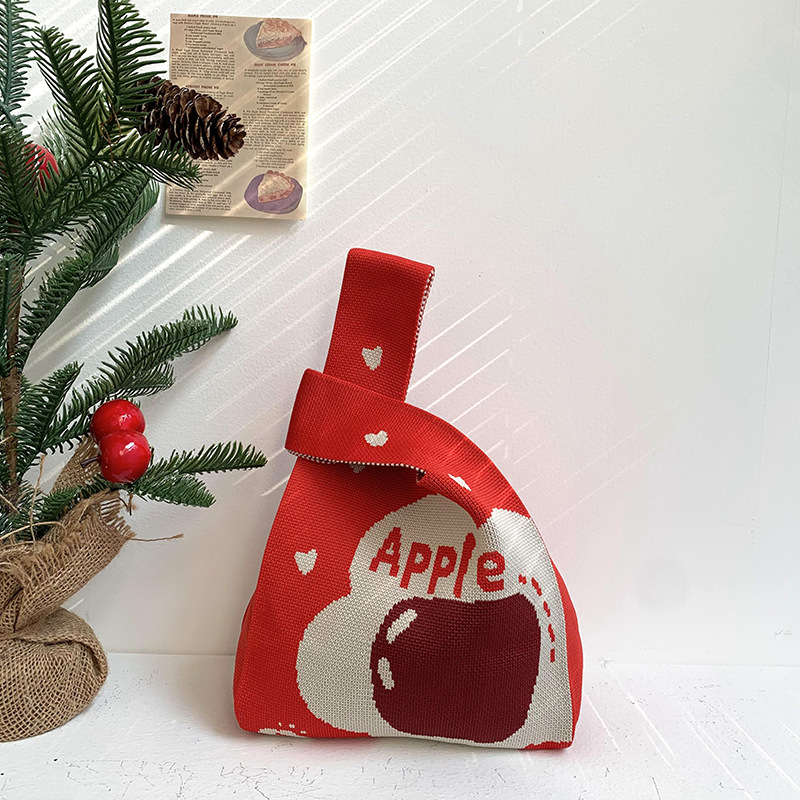 Bolso de Navidad Teléfono móvil mensajero mujer 2025 nuevo estilo bolso de regalo de Apple bolso de punto bolso de teléfono móvil al por mayor