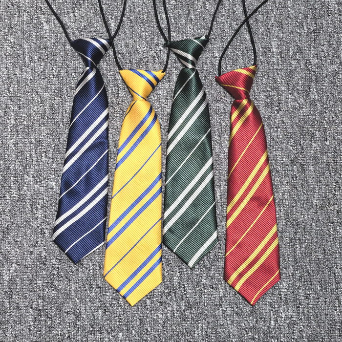 Harry Potter College Style Tie JK Uniform Shirt Accessories Short Children Ins British Student Trendy No-Hit
