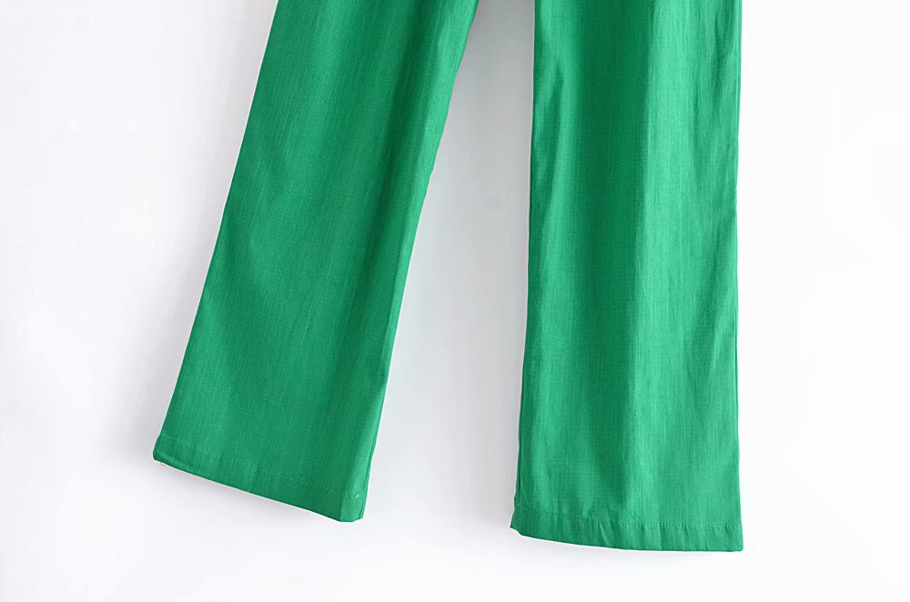 fashion high-waist casual straight-leg pants Nihaostyles wholesale clothing vendor NSAM75831