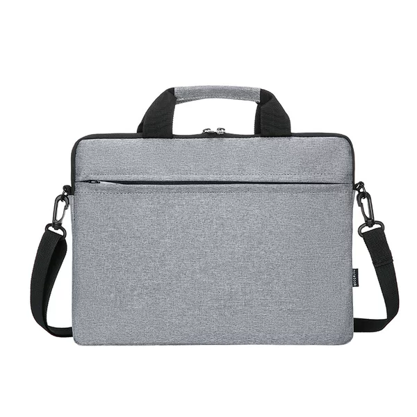 Simple lightweight computer bag portable men's business briefcase single shoulder tablet liner bag velvet lining printing