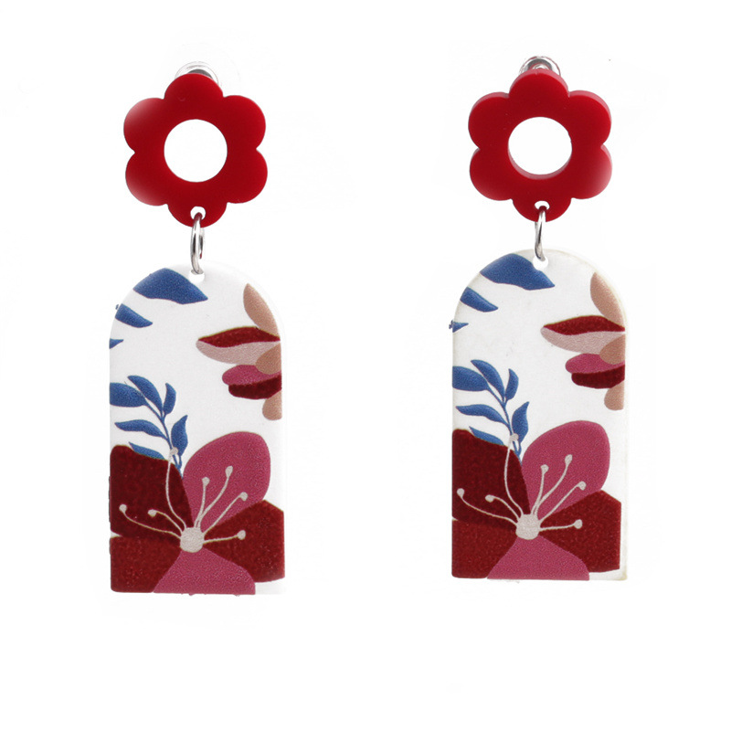 Foot Fashion Arylic No Inlaid Earrings display picture 24