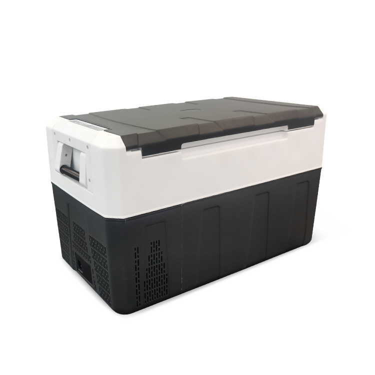 Nuevo 35L/45L acampar al aire libre de gran capacidad pequeño refrigerador del coche hogar de doble uso portátil compresor refrigerador