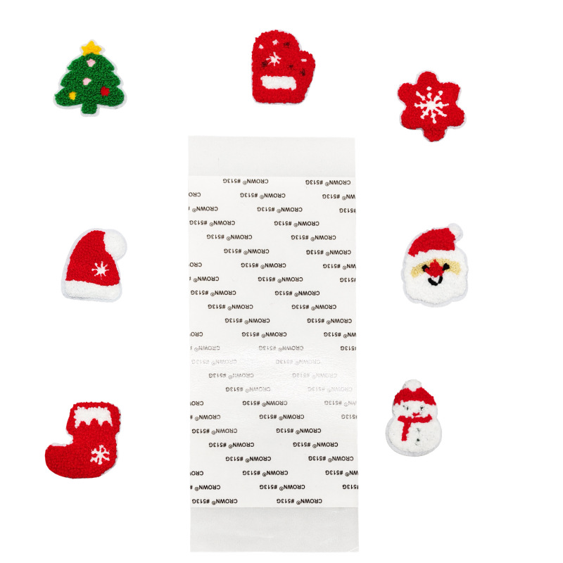 クリスマスシリーズの創意的な車の縫い目のフック布はDIYパッチの服を貼って帽子のサンタクロースの姜パイ人を包みます。|undefined