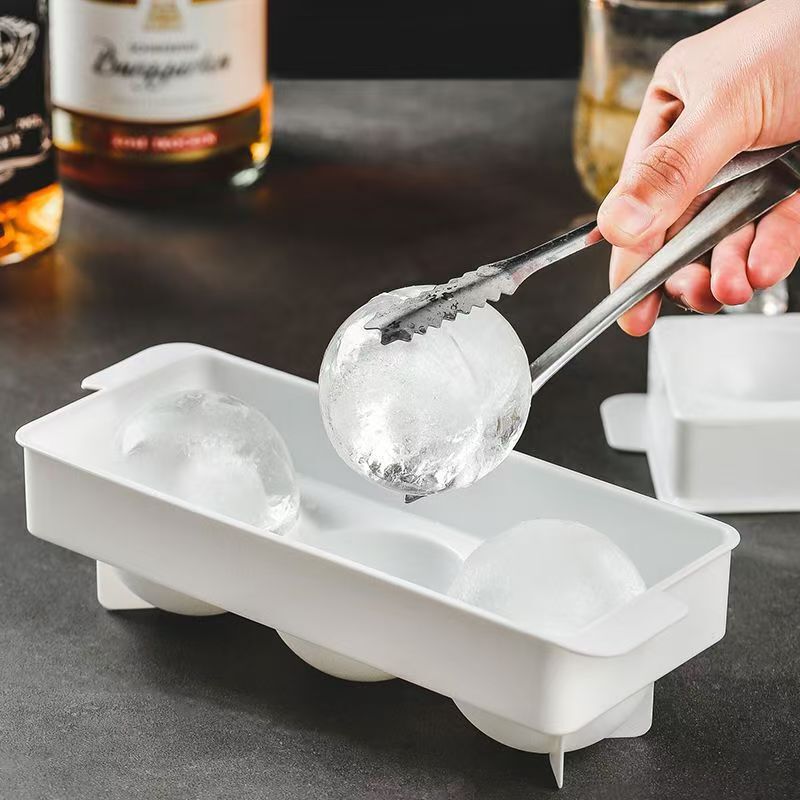 Whiskey Round Ice Ball Mold Hollow Ice Tray Creative Ice Cube Mold for Bar Commercial and Home Use