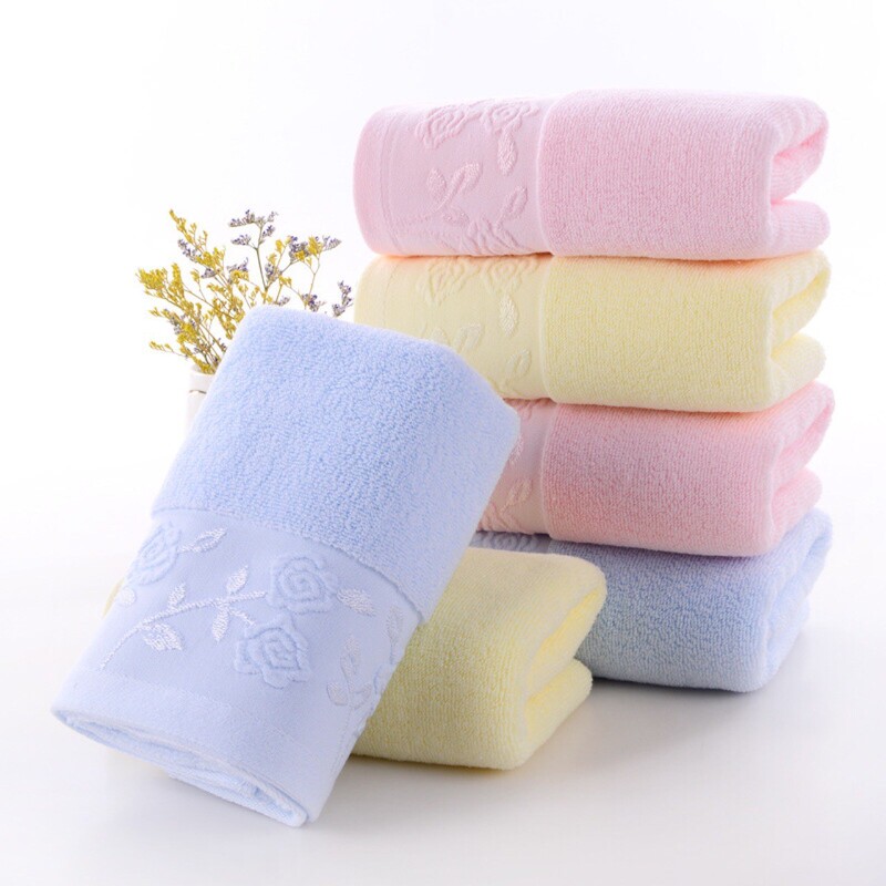 Pure Cotton Towel Household Face Towel Absorbent Bath Gift Set Gift Box All-Cotton Wholesale Thickened Absorbent Quick-Drying