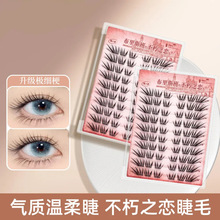 不朽之恋假睫毛神器初学者隐形学生日系薄片混合装免卸神器初学者