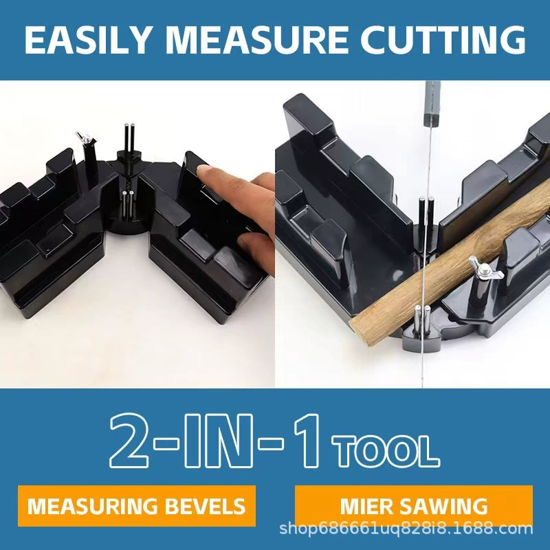 Функция Bevel and mitre box 2 в 1 скошенный угол рамка для резки прецизионных наклонов полосы шкалы