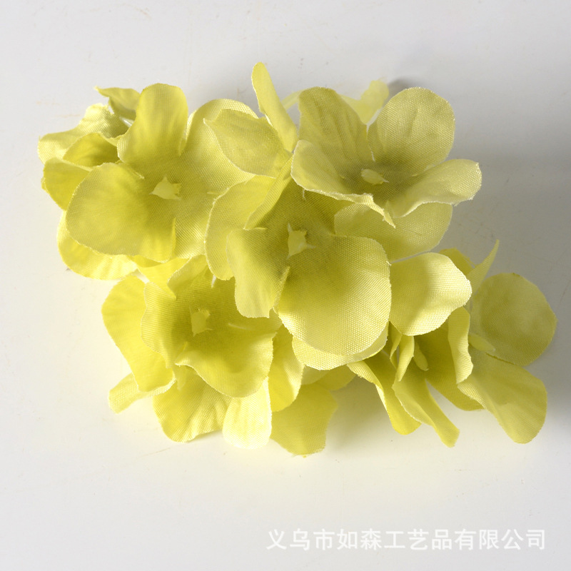DIY アジサイヘッド模擬花花びらヘアピン頭飾りアクセサリー結婚式家の装飾花造花撮影小道具|undefined
