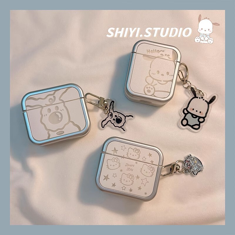 Soft and Cute Kitty Pacha Dog Suitable for AirPods Protective Cover New Ipod Apple Headphone Case Cartoon