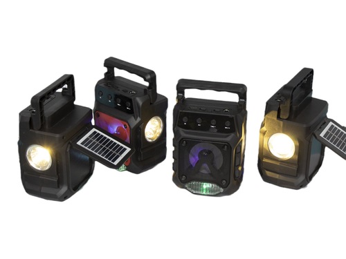New OP-666 African Outdoor Solar Bluetooth Speaker with Flashlight Multifunctional Audio Subwoofer