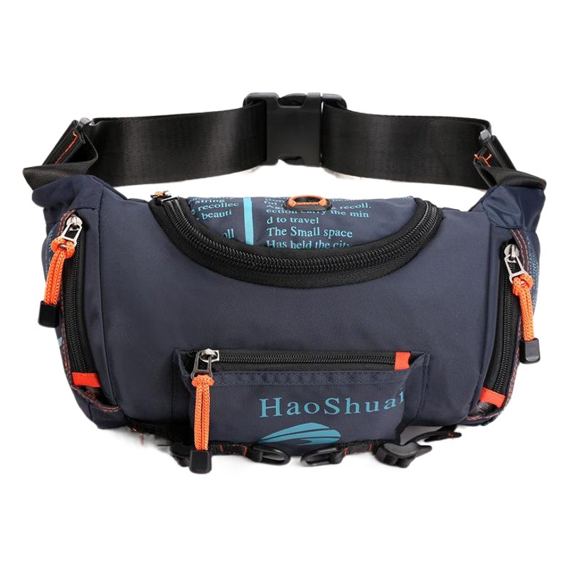 Nuevo bolso de la cintura al aire libre multifuncional bolso del mensajero del hombro de los hombres de los deportes bolso impermeable del pecho que monta montañismo bolso de la cintura de gran capacidad