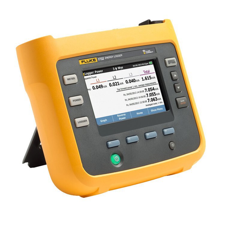 美国福禄克Fluke 1734手持式三相功率计Fluke 1732功率分析仪
