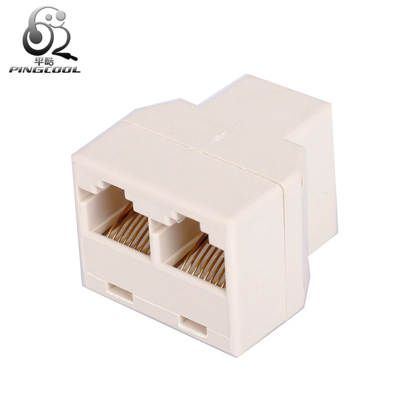 Сетевая тройная головка Pingku, сетевой тройник RJ45, соединительный тройник, двухточечный, один сетевой тройник RJ45