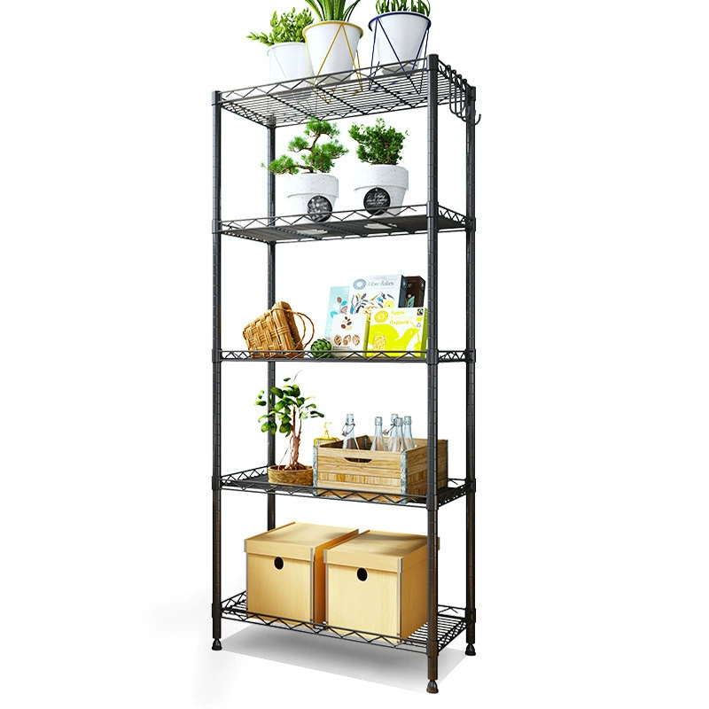 YSHF Adjustable Bamboo Tube Multi-Layer Storage Rack – Kitchen, Balcony, Flower & Bathroom