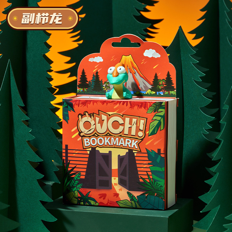 Wu Mi naranja original PVC 3D 3D Marine animal marcador tiburón tortuga pulpo creativo creación cultural