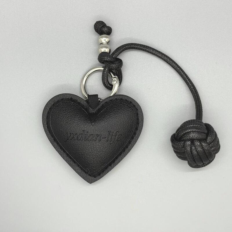 DIY ジュエリーバッグペンダントアクセサリー PU レザー綿充填ボール愛キーホルダーピーチハート型バッグペンダント|undefined